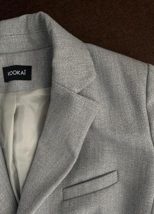 Пиджак серый в идеальном состоянии5 фото