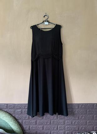 Сукня плаття міді чорного кольору розмір 52 54