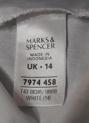 Marks &spencer  рубашка  классика  офис  учеба  р.147 фото