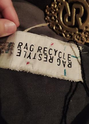 Rag recycle красивый кожаный ремень. италия10 фото