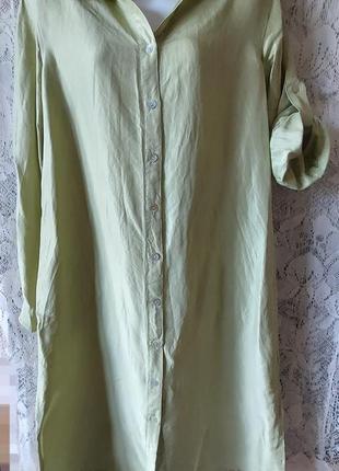 Сорочка сукня з натурального шовку