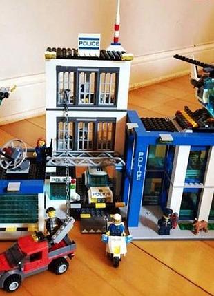 Конструктор полицейский участок 890 деталей (10424)