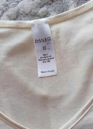 100% шовк шовкова футболка hanro швейцарія5 фото