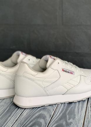 Reebok classic женские кроссовки кеды ребр кожаные4 фото