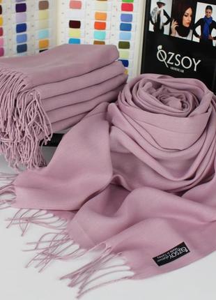 Шарф -палантин ozsoy "луїза"колір :димно рожевий1 фото