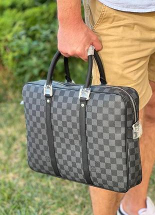 Сумка для ноутбука та документів у стилі louis vuitton