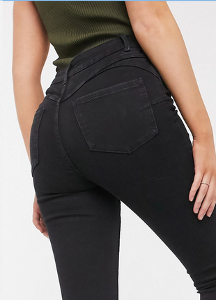 Моделирующие джинсы скини высокая посадка попа пуш ап denim co10 фото