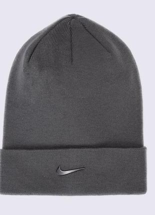 Nike beanie “metal logo”   мужская шапка