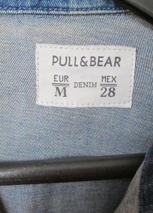 Джинсова куртка pull & bear3 фото