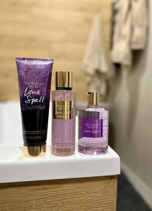 Подарочный набор love spell с шиммером victoria’s secret