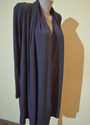 Шикарное брендовое платье туника свободного фасона длинный рукав может подойти беременным5 фото