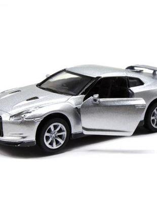 Машинка kinsmart "nissan gt-r" (серая)