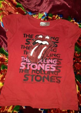 Футболка рок rolling stones