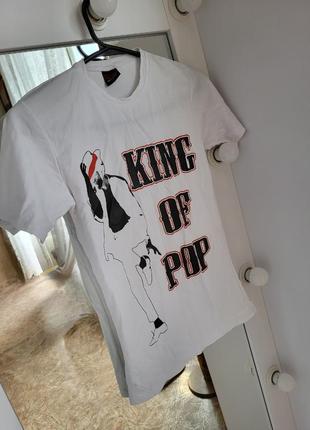 Футболка унисекс мужчина женщина подросток ребенок джексон майкл pop king поп король