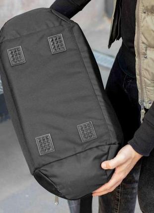 Спортивная сумка everlast черная тканевая для спортзала на 36 литров городская дорожная