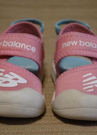 Легкие текстильные босоножки розового цвета  new balance yocrsrpp 23,5 р. ( 14,7 см.)2 фото