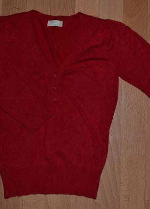 Красная кофта marks&spencer3 фото