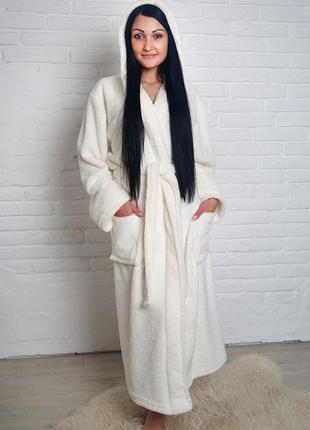 Качественный уютный мягенький махровый халат женский2 фото