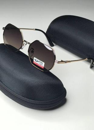 Антиблик солнцезащитные очки октагонал восьмиугольник в стиле ray ban octogonal polar eagle polarized