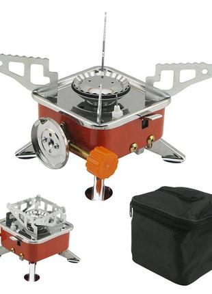 Газовая туристическая горелка , миниатюрная газовая горелка, компактная туристическая qs-236 газовая горелка7 фото