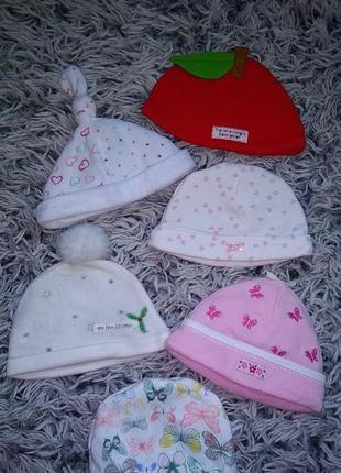 Набор шапочек / шапка на 0-3+ месяца