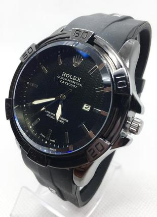 Часы мужские наручные rolex (ролекс), черные ( код: ibw682b )