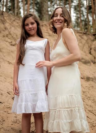 Легка літня сукня на бретельках що регулюються2 фото