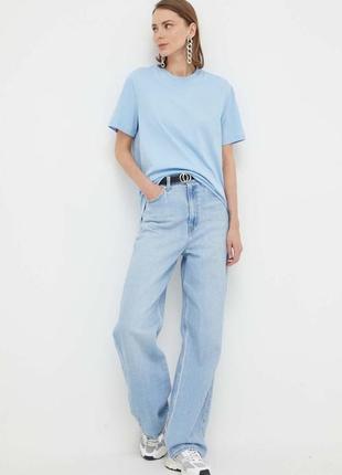 Базовая футболка голубая органический хлопок — tchibo® германия xl-xxl