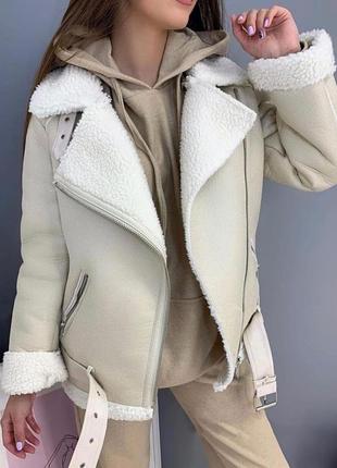 Дубленка авиатор 8