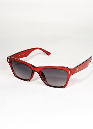 Очки женские солнцезащитныеceline 40058 черно- красные глянец1 фото