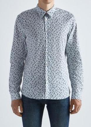 Від calvin klein

fitted брендова оригінальна чоловіча сорочка,  рубашка  з принтом гексагон 52 розміру бавовняна