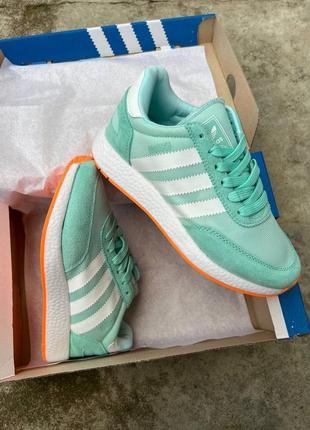 Кросівки adidas iniki green3 фото