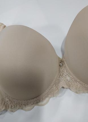 Бюстгальтер, собирающий грудь naturana 170015 гладкий с формованной чашкой натурана