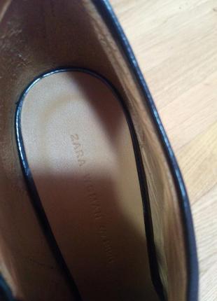 Шкіряні черевички zara7 фото