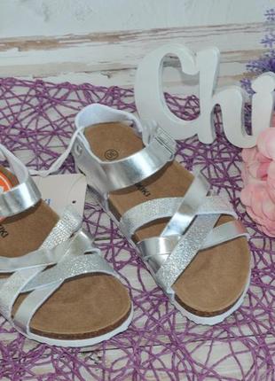 30 размер фирменные новые босоножки сандалии для девочки на пробковой подошве lc waikiki вайки2 фото