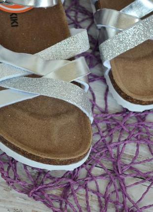 30 размер фирменные новые босоножки сандалии для девочки на пробковой подошве lc waikiki вайки5 фото
