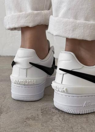 Кроссовки nike x ambush air force white black2 фото