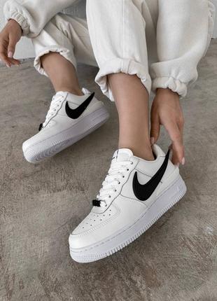 Кроссовки nike x ambush air force white black4 фото