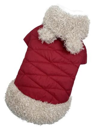 Куртка для собак и котов девочек живот закрыт на синтепоне