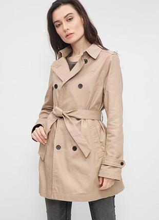 Базовый бежевый camel тренч. пальто плащ 48-50