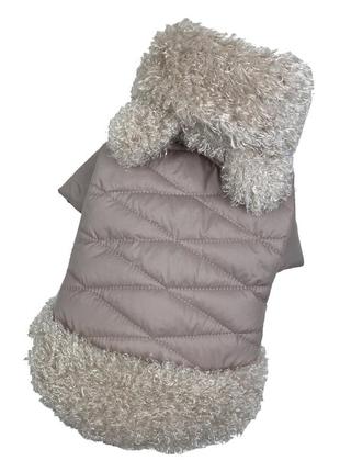Куртка для собак и котов девочек живот закрыт на синтепоне