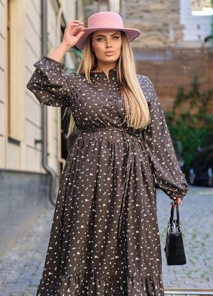 Стильна модна гарна сукня міді2 фото