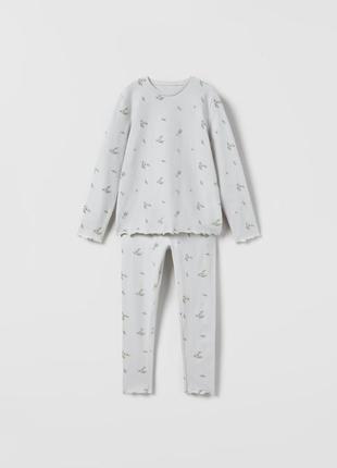 Zara пижама хлопковая 116 см