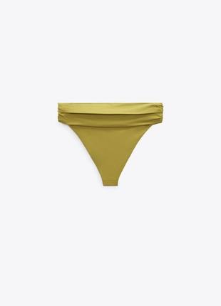 Zara асимметричный купальник, топ и трусики бикини9 фото