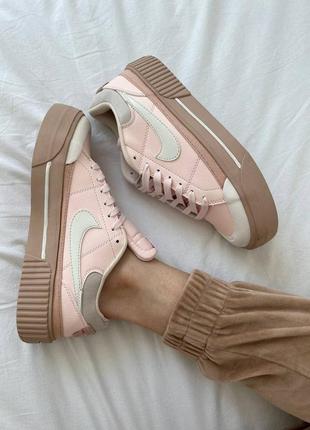 Кроссовки nike court legacy pink