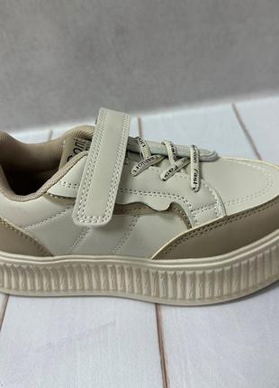 Детские кроссовки демисезонные nike jong golf beige для девочки бежевые р33-34