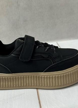 Дитячі кросівки демісезонні nike jong golf black beige чорні бежеві р34  21.8 см