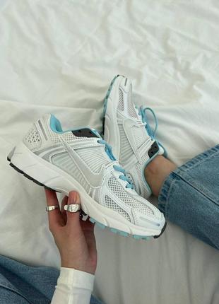 Кроссовки nike zoom vomero 5 white blue3 фото