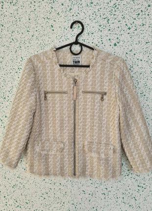 Красивий твідовий піджак twin-set, р. s