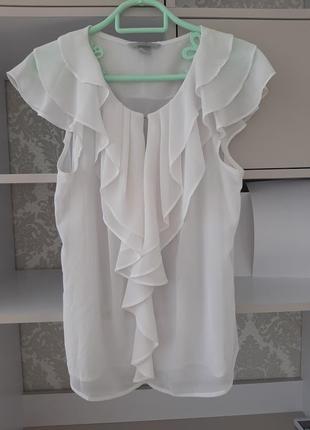 Базовая белая блуза1 фото